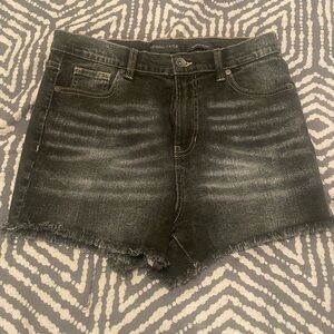 Kendall & Kylie Black Denim Shorts